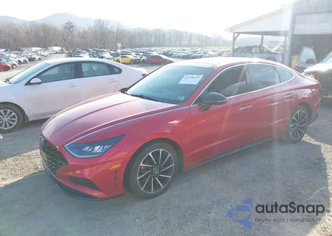 2020 Hyundai Sonata Sel Plus z USA, uszkodzony, nr VIN 5NPEJ4J24LH006224